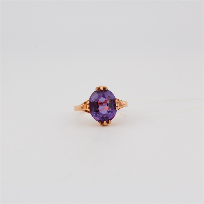 Кольцо золотое, 4,8 гр., 18-размер - фото 52977