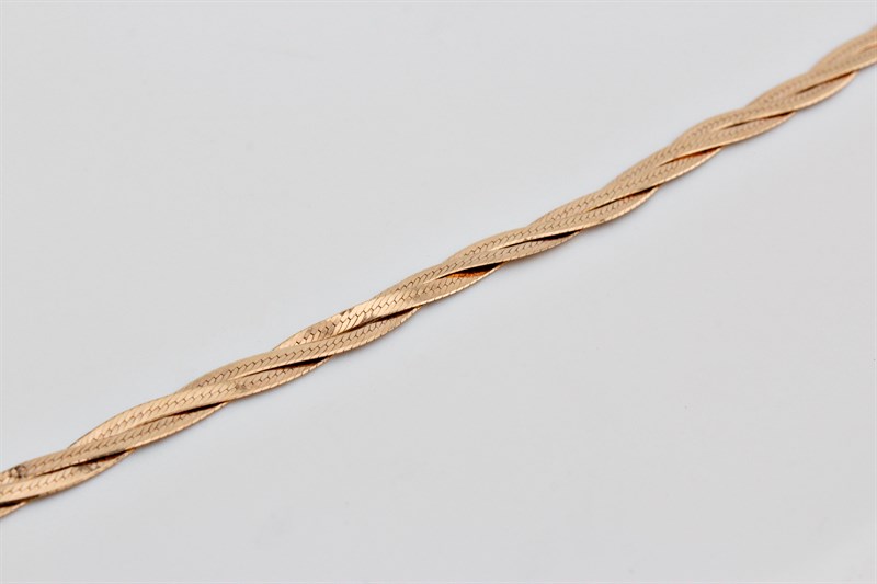 Цепь золотая, 8,19 гр., 45-размер - фото 53041