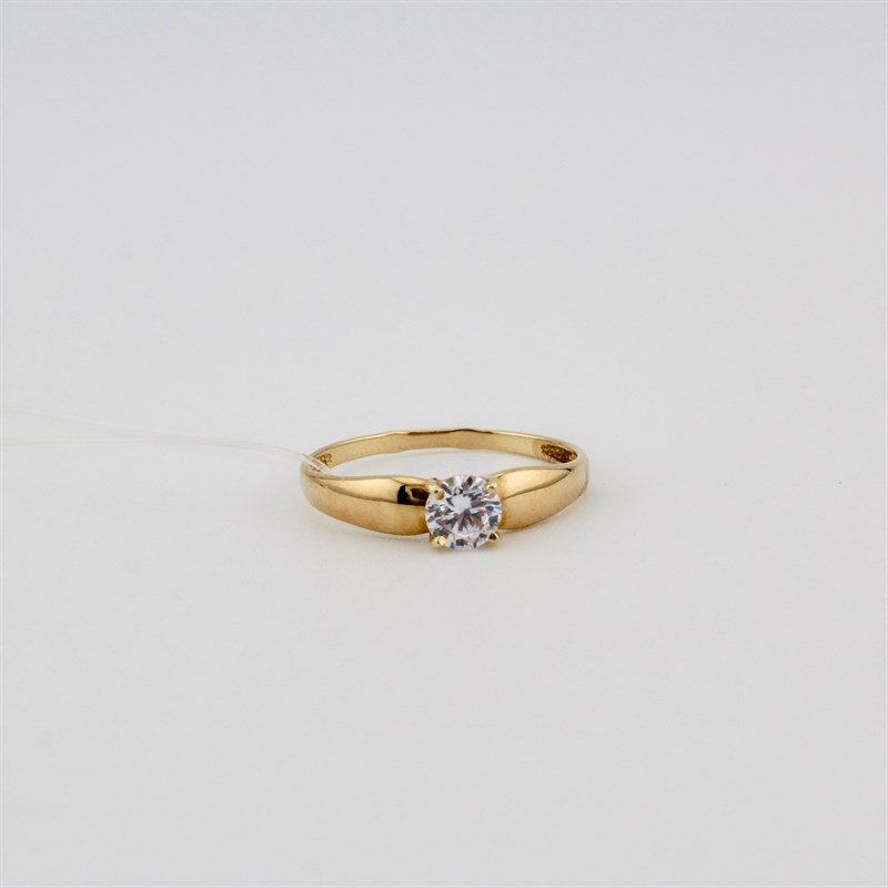 Кольцо золотое, 1,3 гр., 18-размер - фото 53066