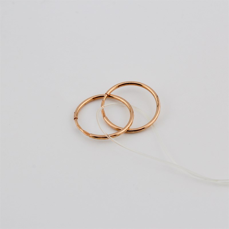 Серьги золотые, 0,76 гр., 1,5-размер - фото 53243