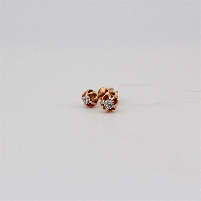 Серьги золотые, 1,71 гр. - фото 53329