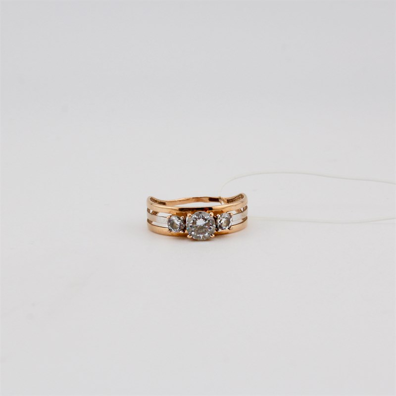 Кольцо золотое, 1,55 гр., 16-размер - фото 53371