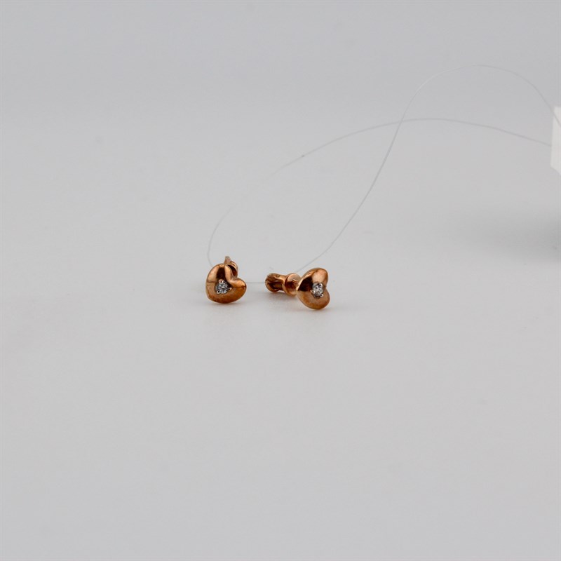 Серьги золотые, 0,67 гр. - фото 53408