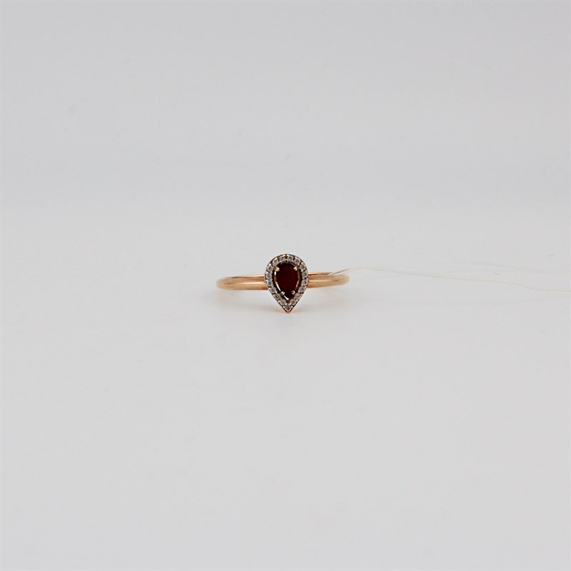 Кольцо золотое, 1,4 гр., 17,5-размер - фото 53730