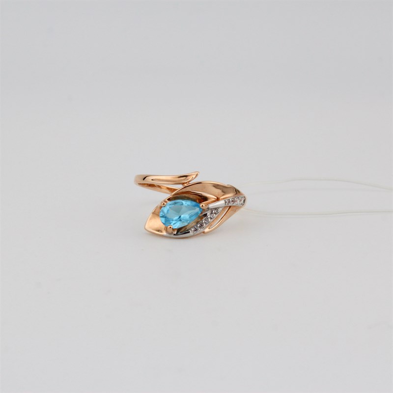 Кольцо золотое, 2,6 гр., 19,5-размер - фото 53742