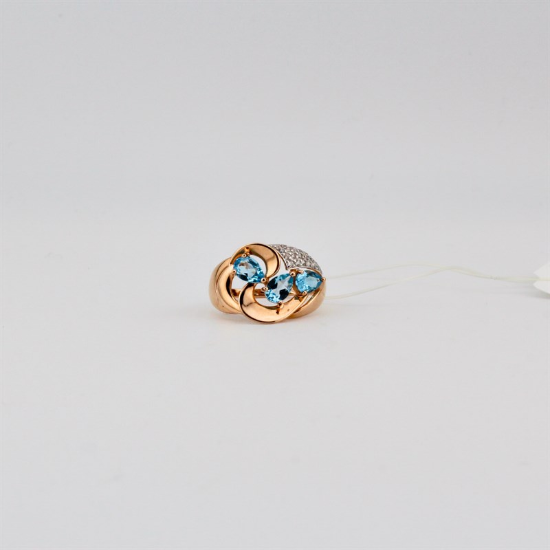 Кольцо золотое, 3,65 гр., 17-размер - фото 53767