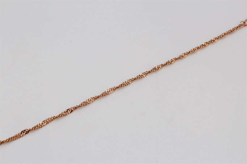 Браслет золотой, 1,25 гр., 16-размер - фото 53783