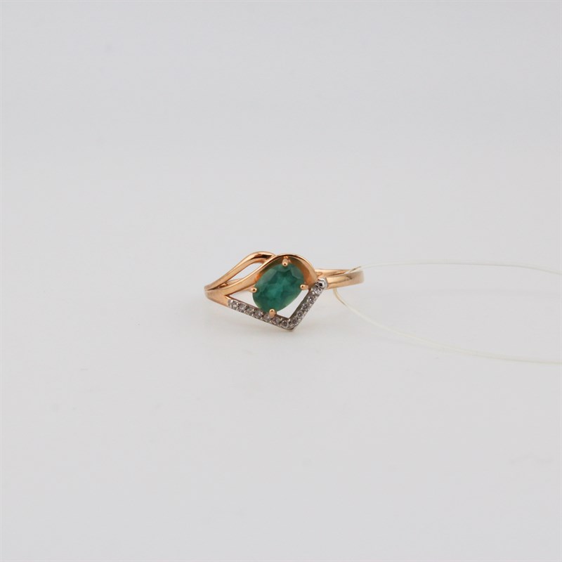 Кольцо золотое, 1,62 гр., 19,5-размер - фото 53791