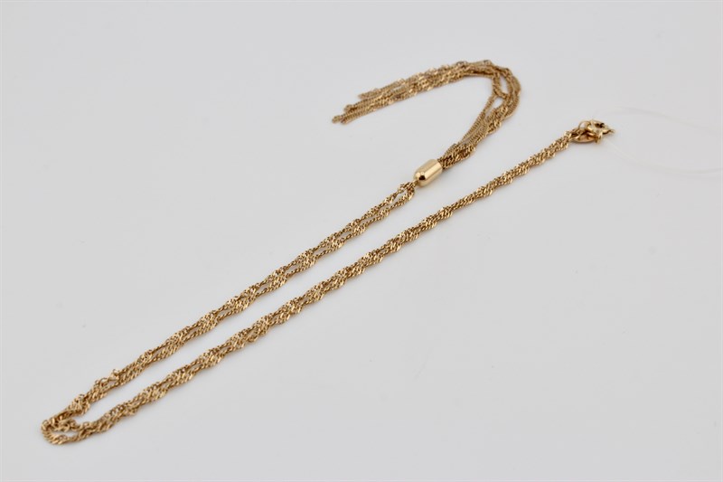 Колье золотое, 2,81 гр., 40-размер - фото 53861