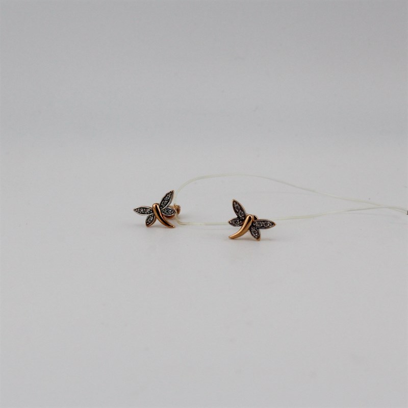 Серьги золотые, 1 гр. - фото 54097