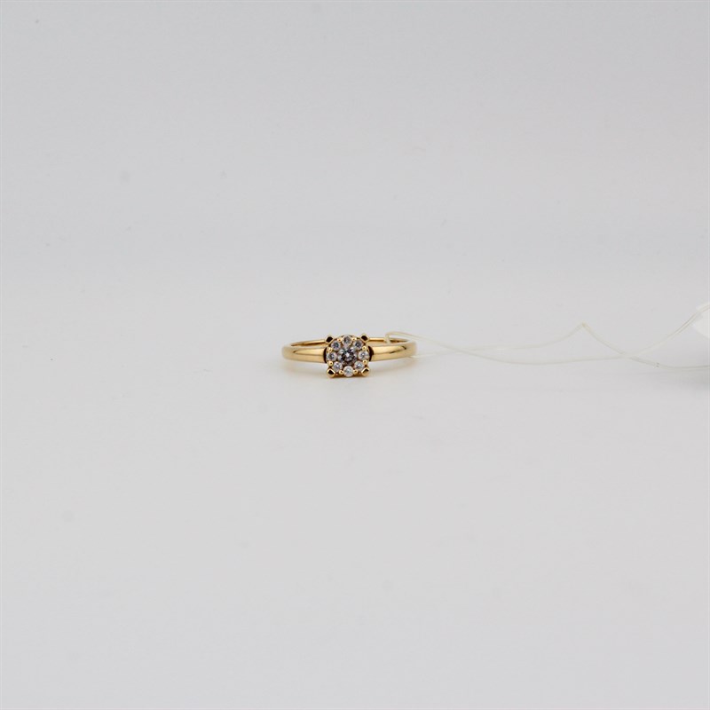 Кольцо золотое, 2,58 гр., 17,5-размер - фото 54134