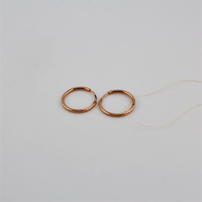 Серьги золотые, 1,03 гр., 1,5-размер