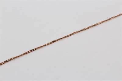 Браслет золотой, 0,95 гр., 16-размер