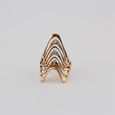 Кольцо золотое, 3,68 гр., 17-размер