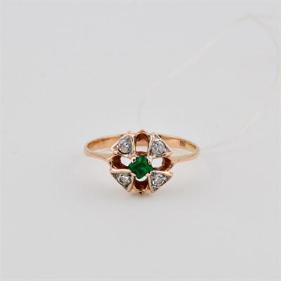 Кольцо золотое, 2,24 гр., 18-размер