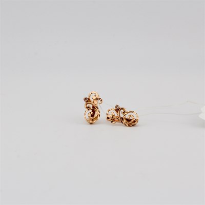 Серьги золотые, 1,83 гр.