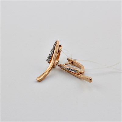 Серьги золотые, 4,05 гр.