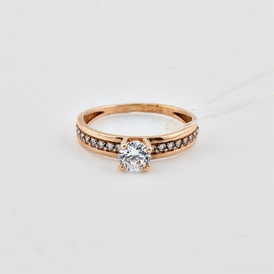 Кольцо золотое, 1,8 гр., 17,5-размер