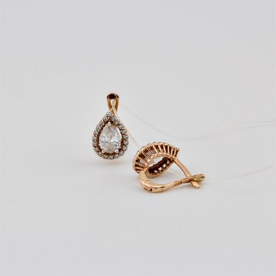 Серьги золотые, 2,34 гр.