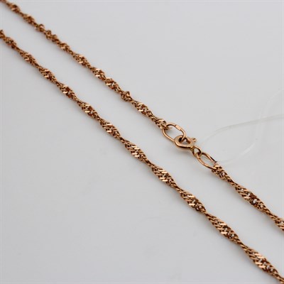 Цепь золотая, 5,44 гр., 55-размер