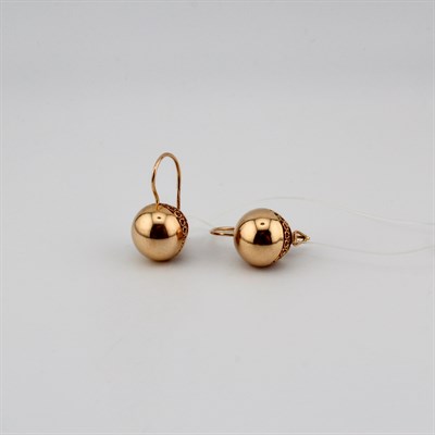 Серьги золотые, 5,84 гр.