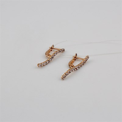 Серьги золотые, 1,98 гр.