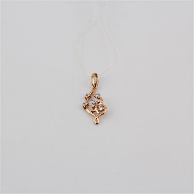 Подвеска золотая, 0,89 гр.