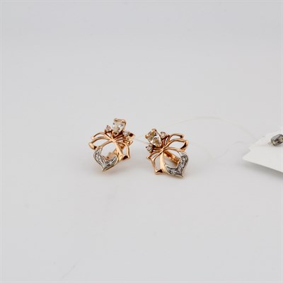 Серьги золотые, 4,6 гр.