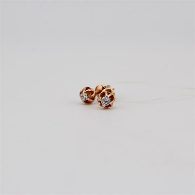 Серьги золотые, 1,71 гр.