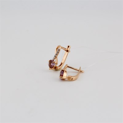 Серьги золотые, 2,23 гр.