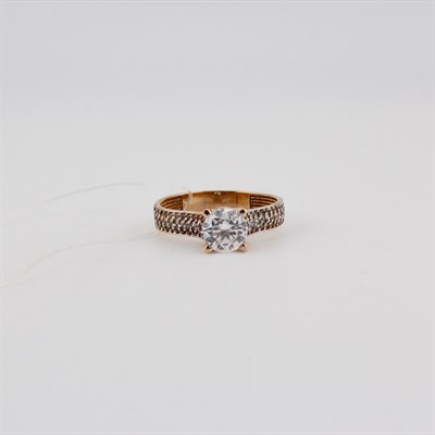 Кольцо золотое, 3,29 гр., 18,5-размер