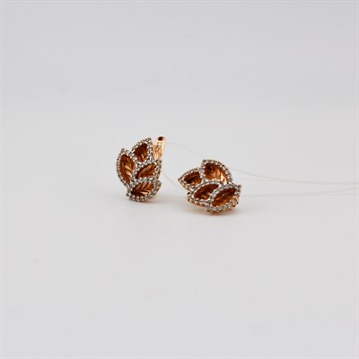 Серьги золотые, 3,71 гр.