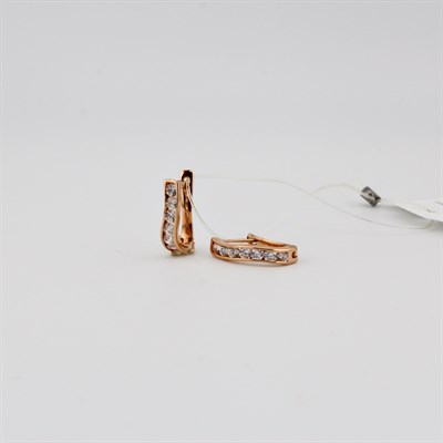 Серьги золотые, 2,02 гр.