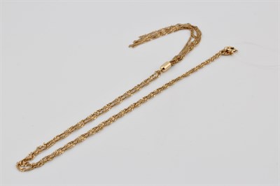 Колье золотое, 2,81 гр., 40-размер