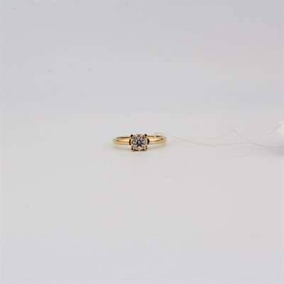 Кольцо золотое, 2,58 гр., 17,5-размер